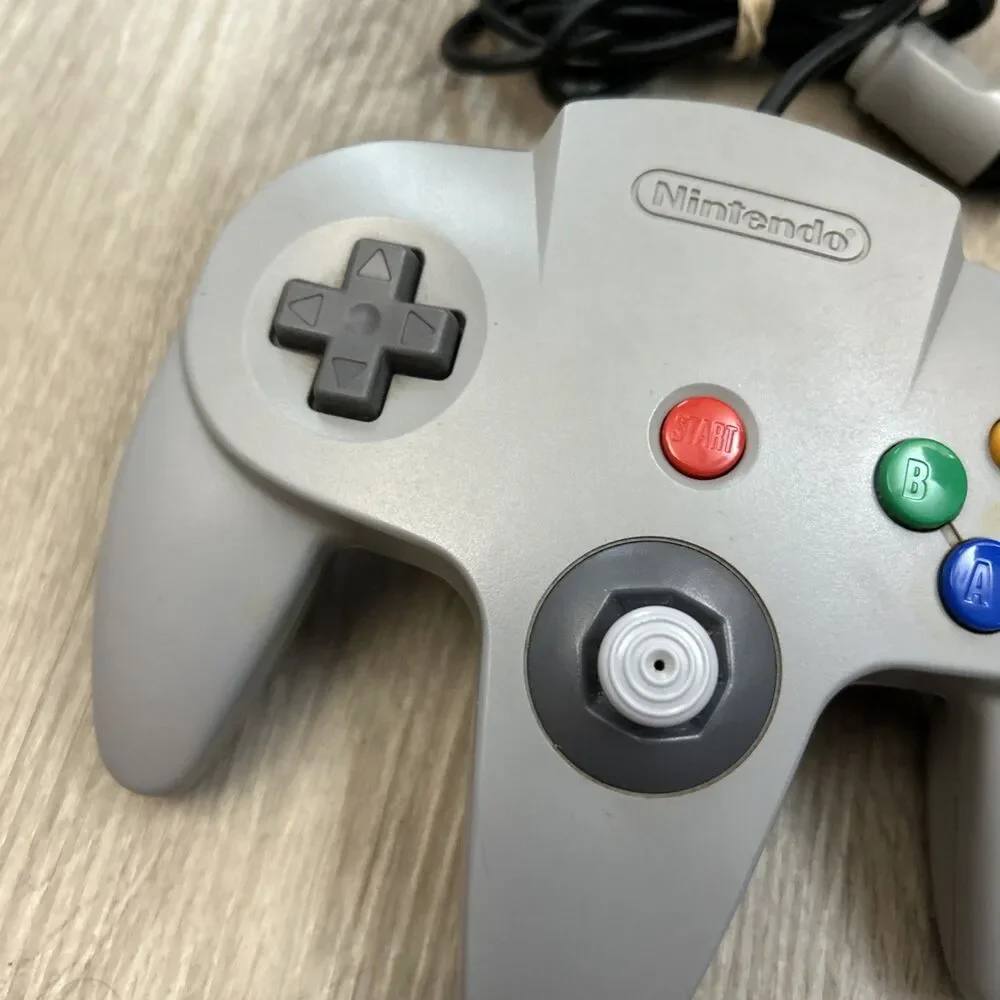 Official Nintendo 64 Controller Authentic OEM Gray N64 NUS-005 Works Loose Stick